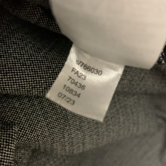 Loft Women's Houndstooth Pintucked Pull-On Flare Pants Size XL High Rise - Picture 7 of 14